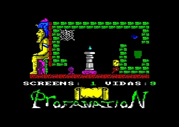 Abu Simbel Profanation (S) (1986) (Trainer) screen shot game playing